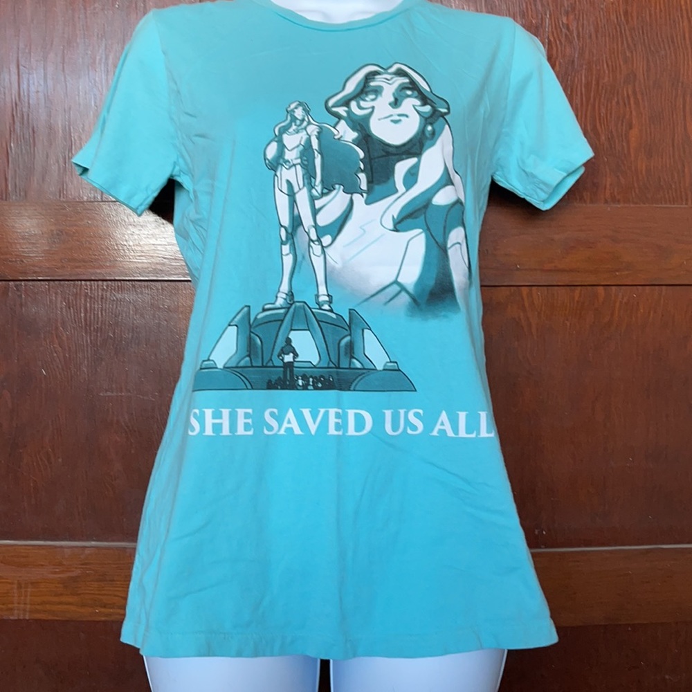 Turquoise Voltron T-shirt